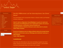 Tablet Screenshot of indien-basar.de